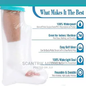 Adult Waterproof Cast Cover Full Leg for Shower