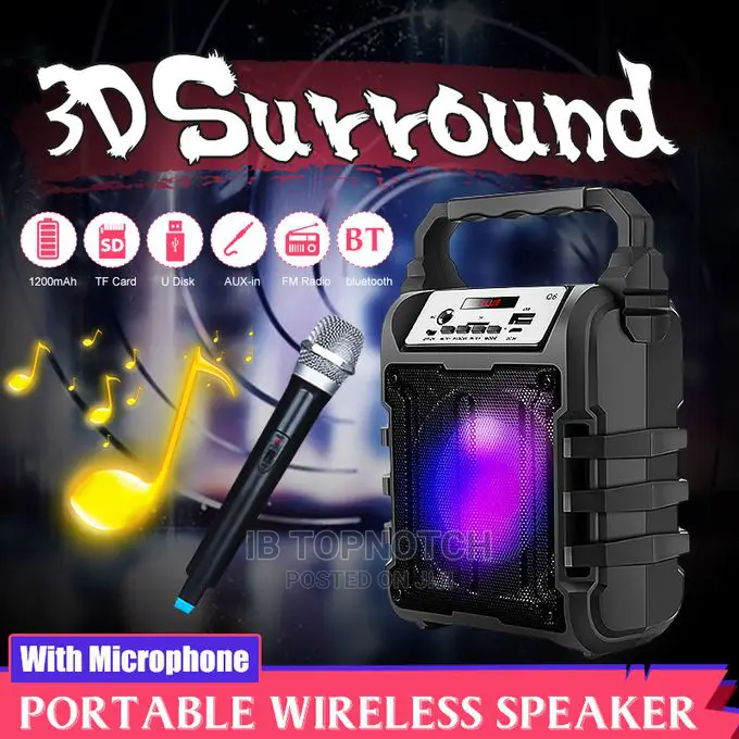 Portable Wireless Mic Speaker