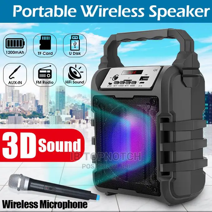 Portable Wireless Mic Speaker