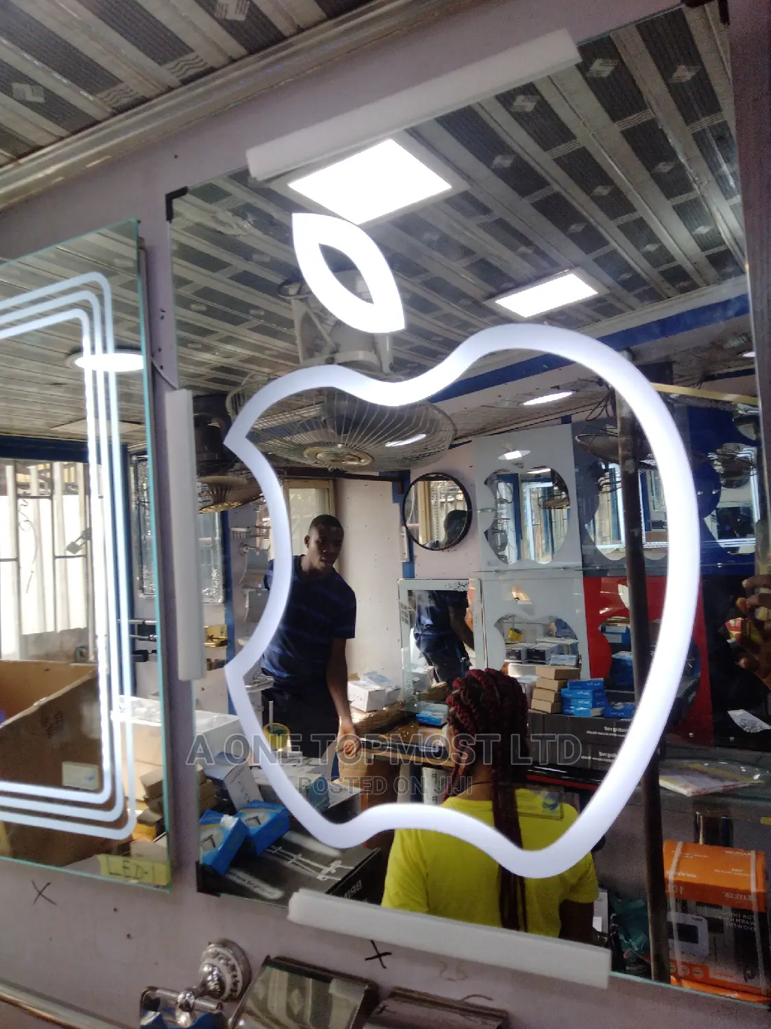 Apple Led Mirror Design