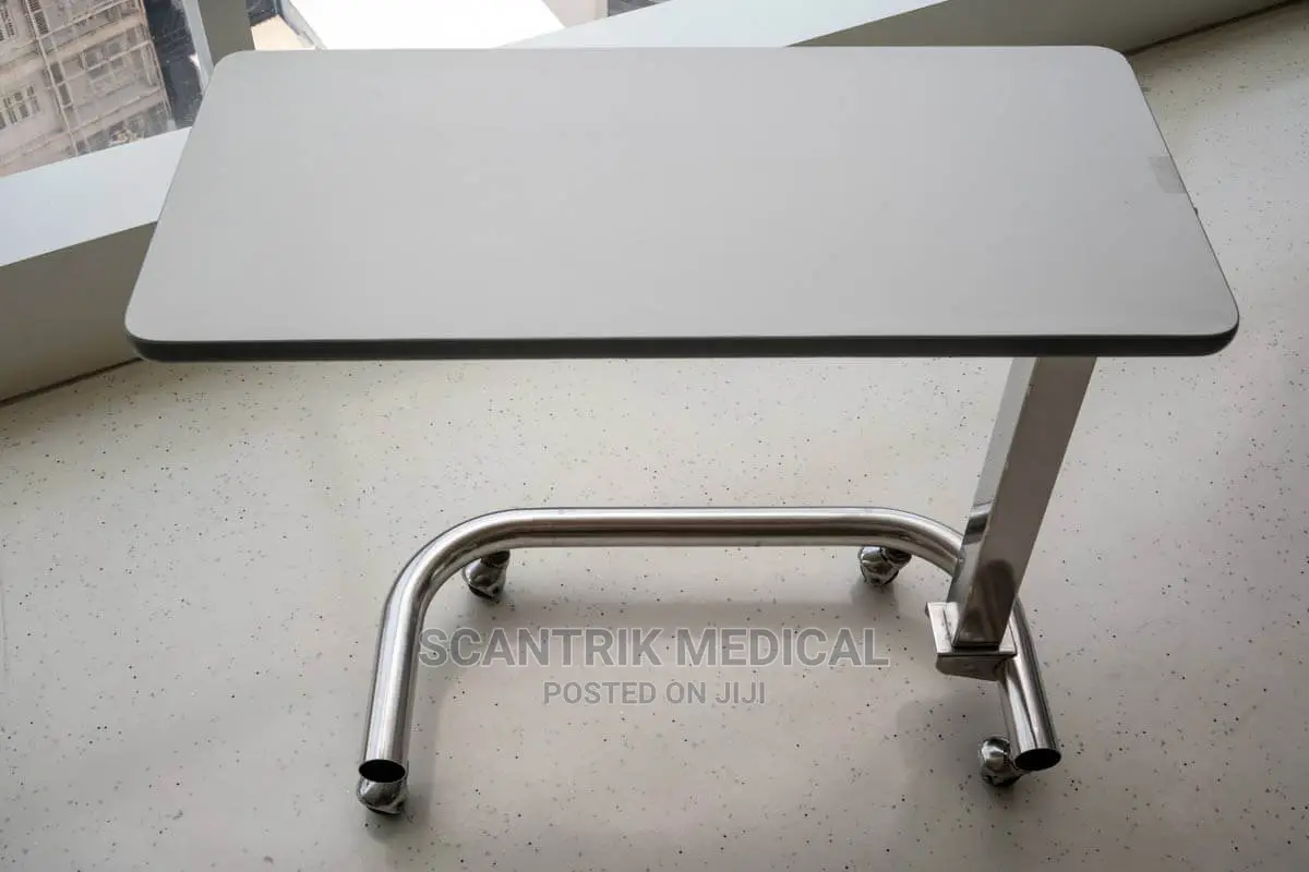 Adjustable Wheel Over Bed Table