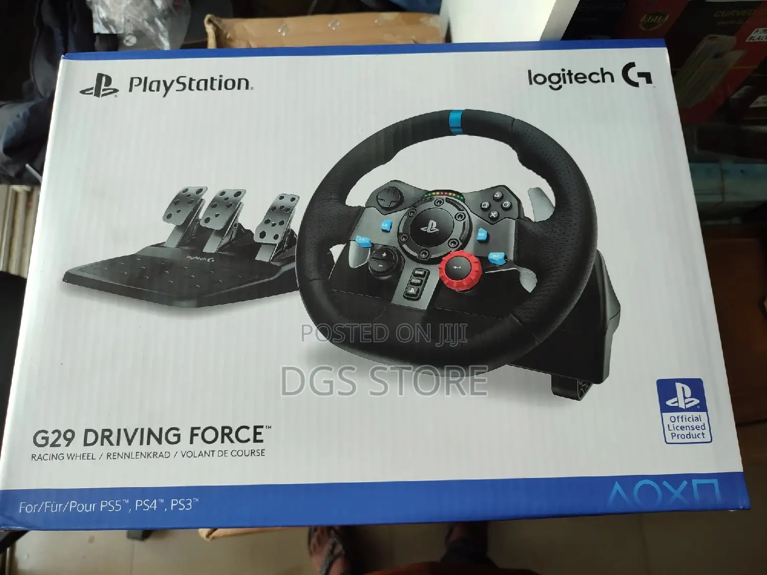 Logitech G29 Driving Force for Ps5,Ps3,Ps4, PC