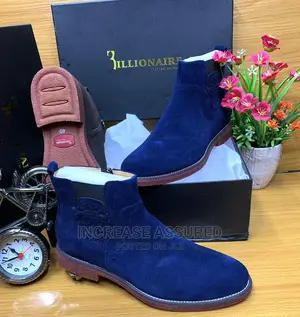 Billionaire Suede Foot Wear Boot With Fantastic Sole