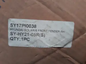Fender Solari Hyundia and Kia Products 2012