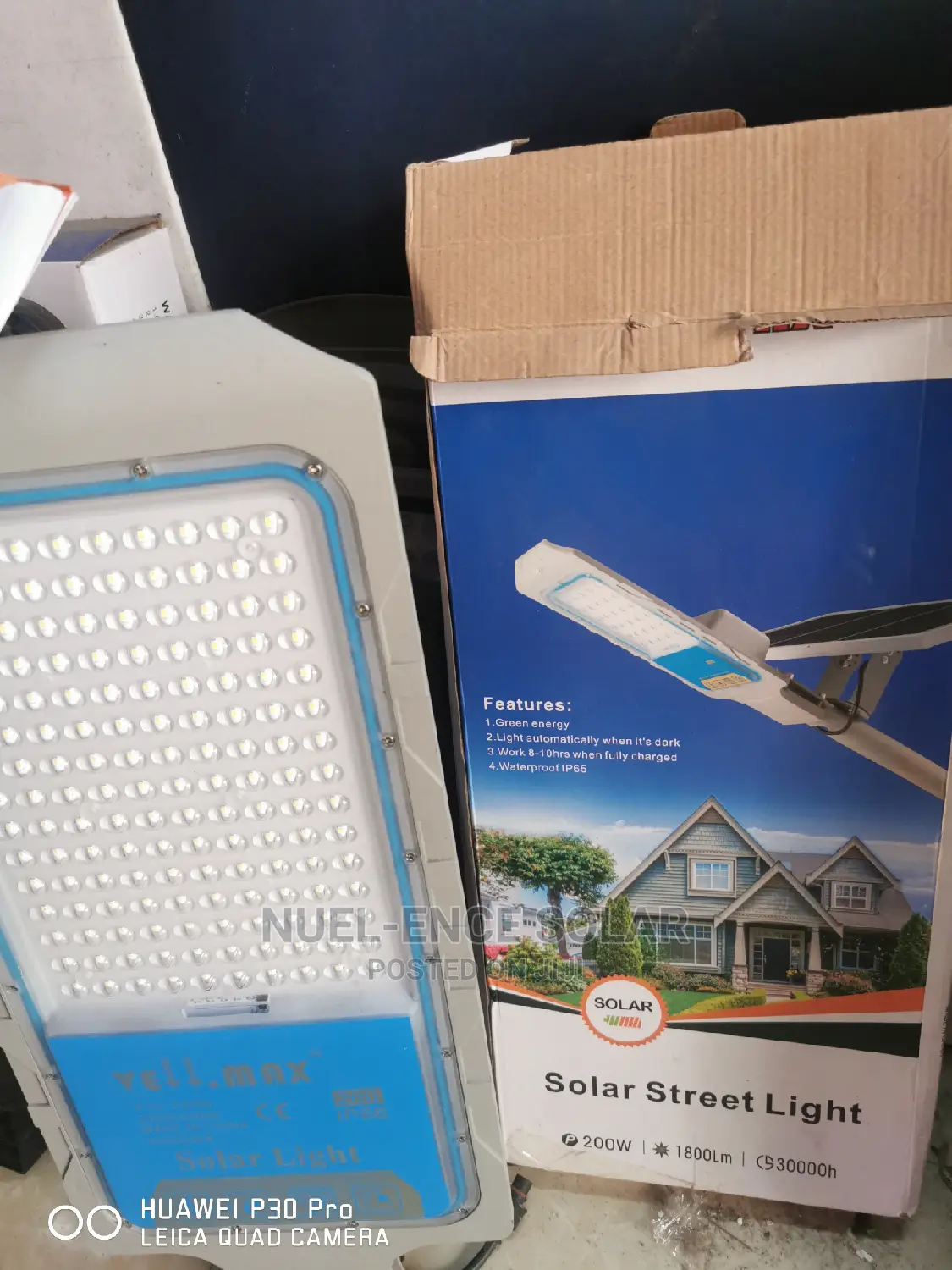 200w Solar Street Light Velmax