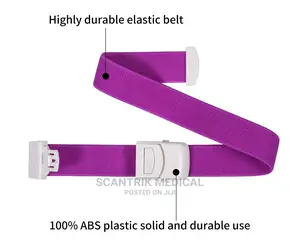 Tourniquet Elastic Band With Plastic Buckle Blue