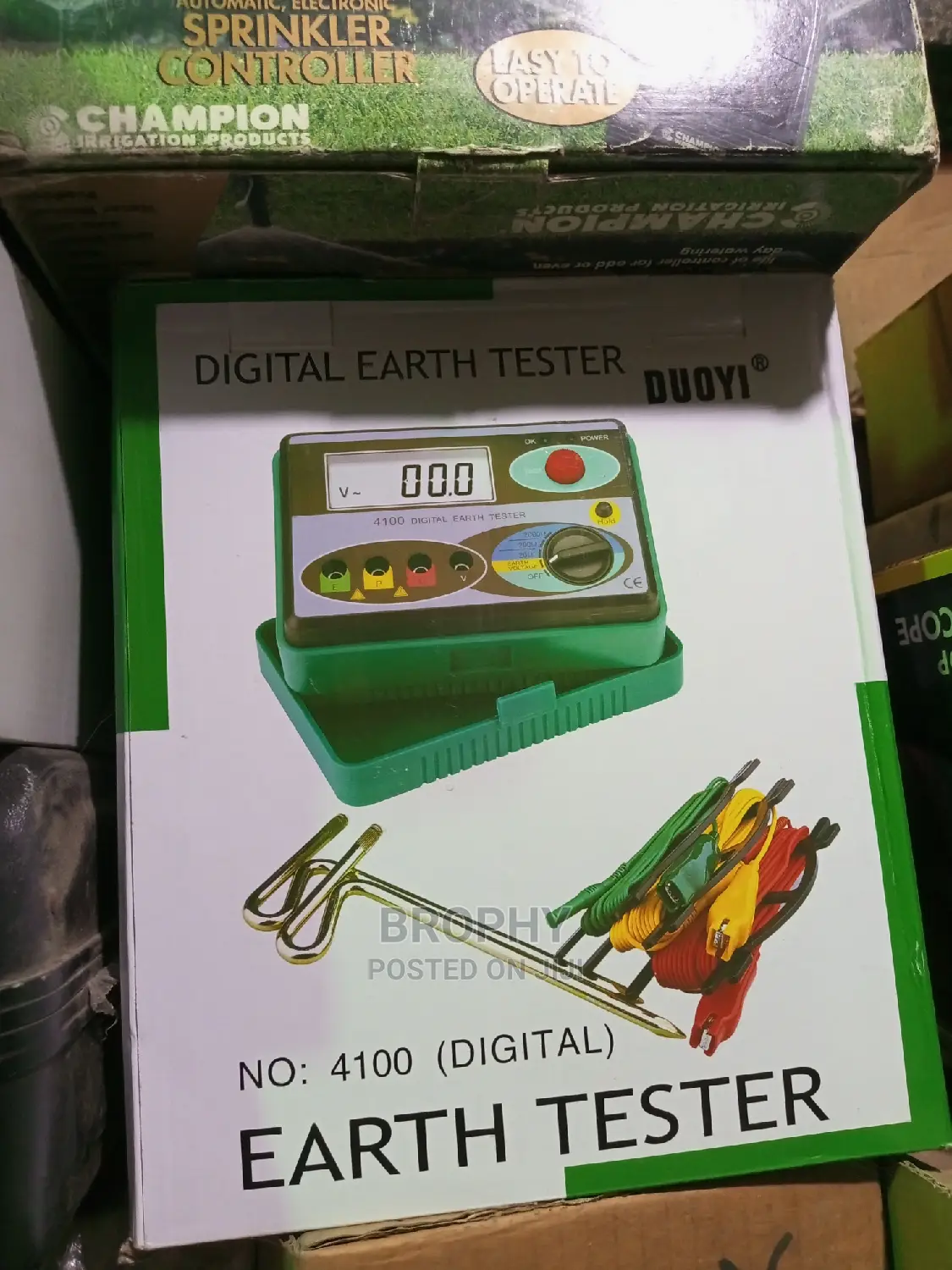 Digital Earth Resistance Tester