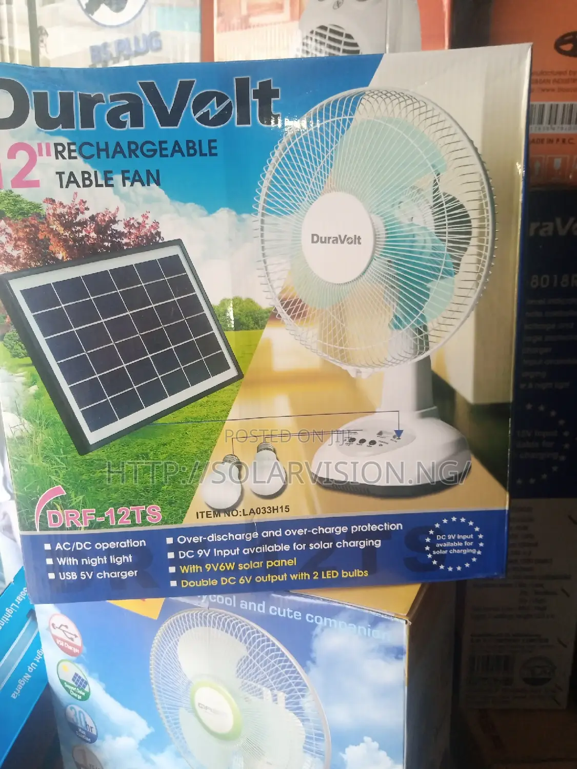 20hours Solargenerator Fan With Bulbs