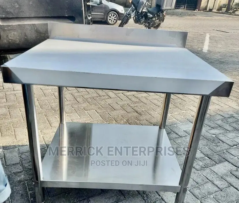 Steel 5ft Work Table With Back