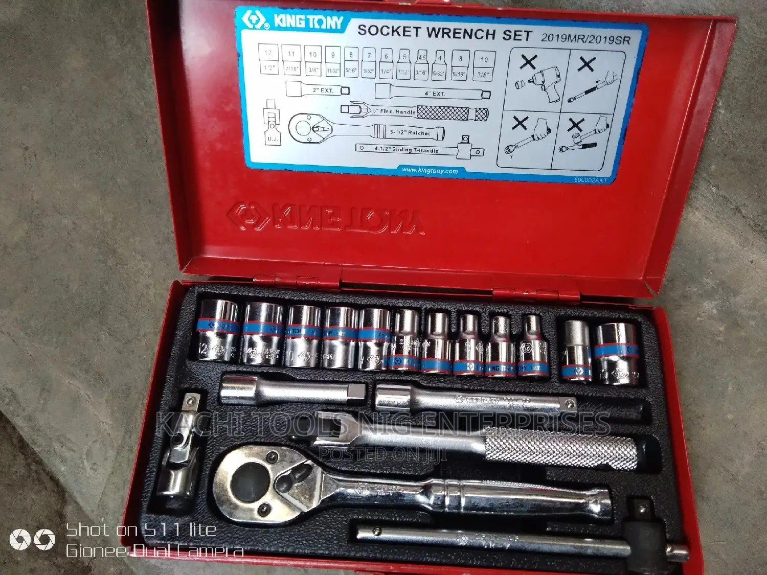 Kingtony 1⁄4 Socket Wrench Set