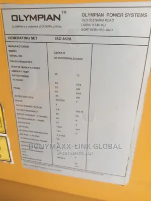 65kva Caterpillar Generator Perkins