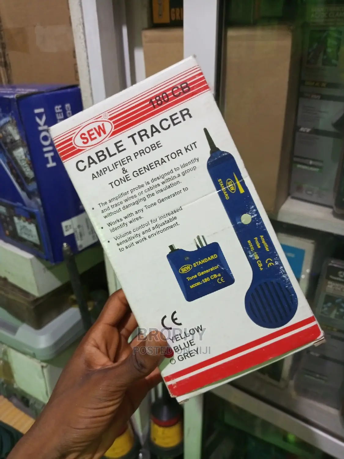 Cable Tracer Amplifier Probe and Tone Generator Kit
