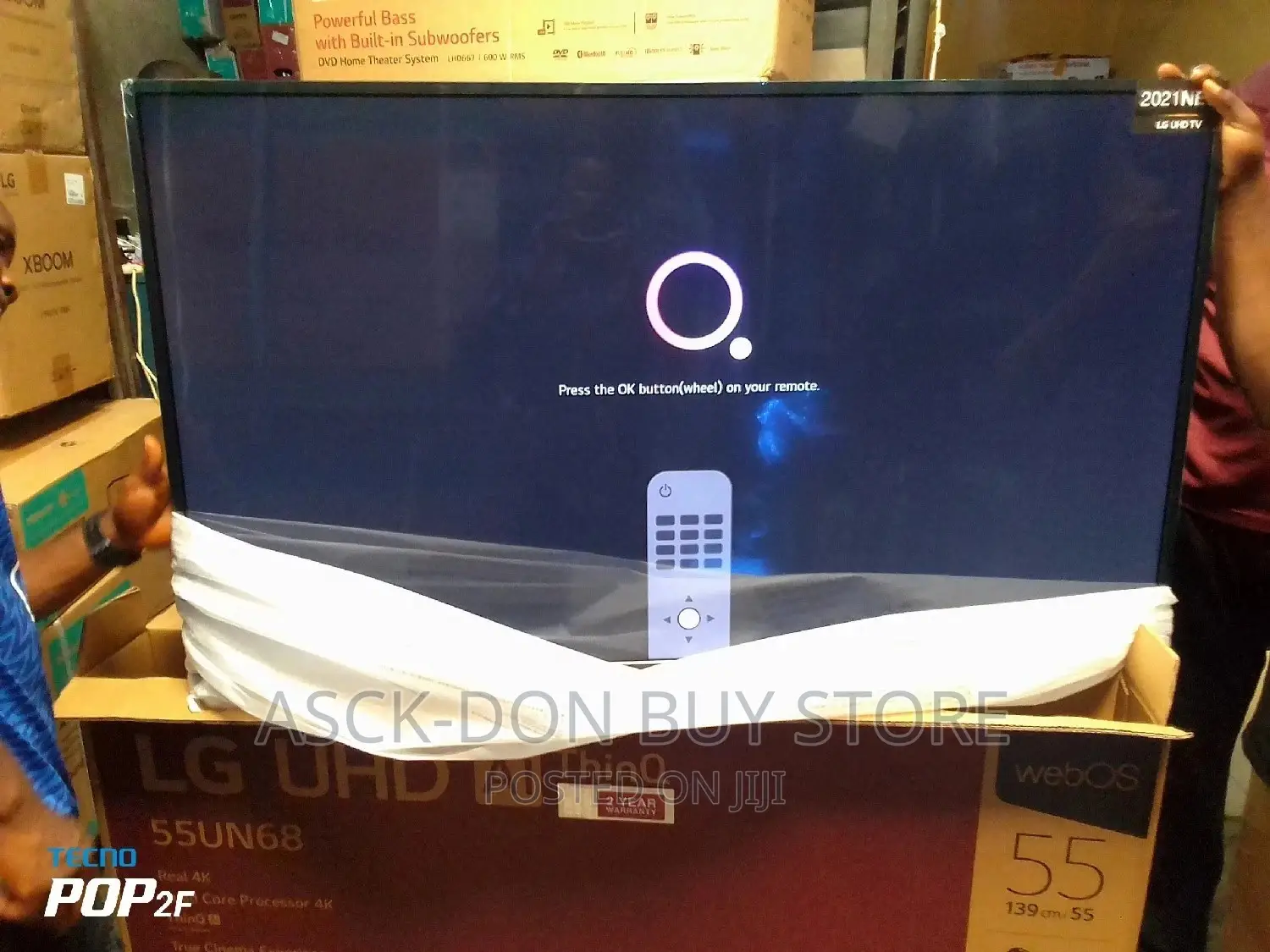 Original Lg 55inches Smart Television Webos ( Bluetooth)
