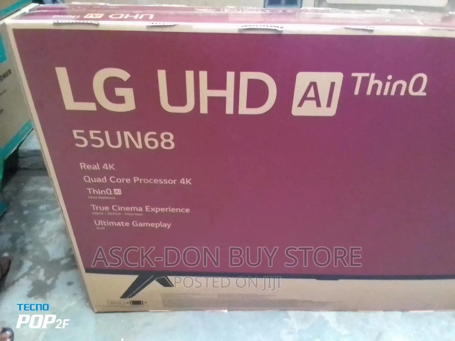 Original Lg 55inches Smart Television Webos ( Bluetooth)