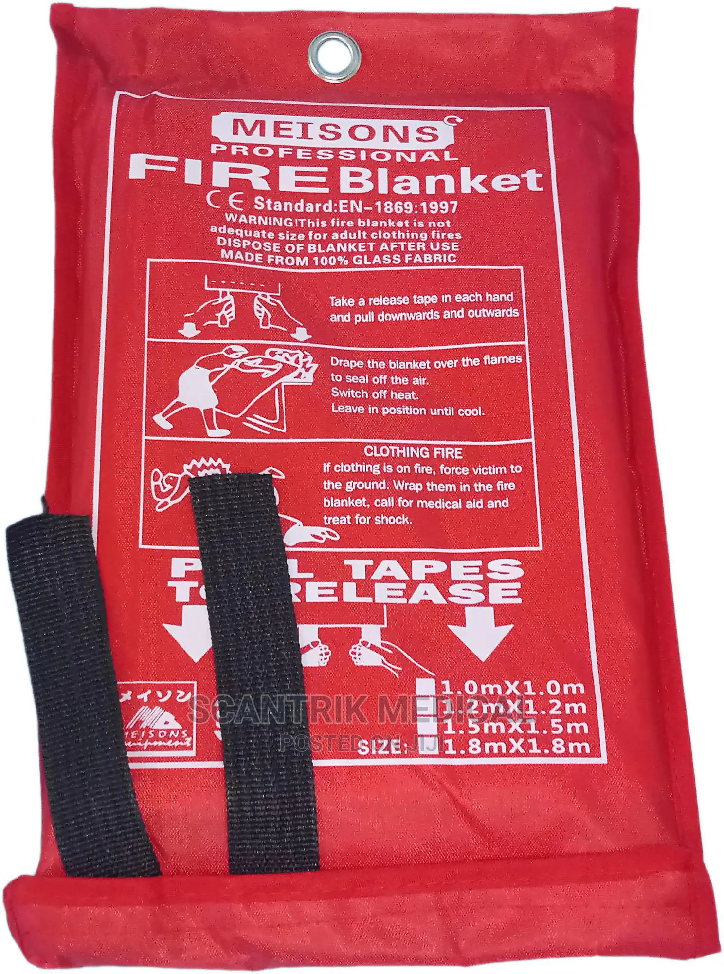 Fire Blanket Emergency for Kitchen