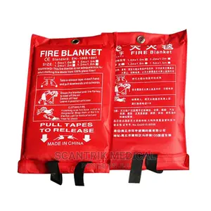 White Fiber Glass Safety Fire Blanket