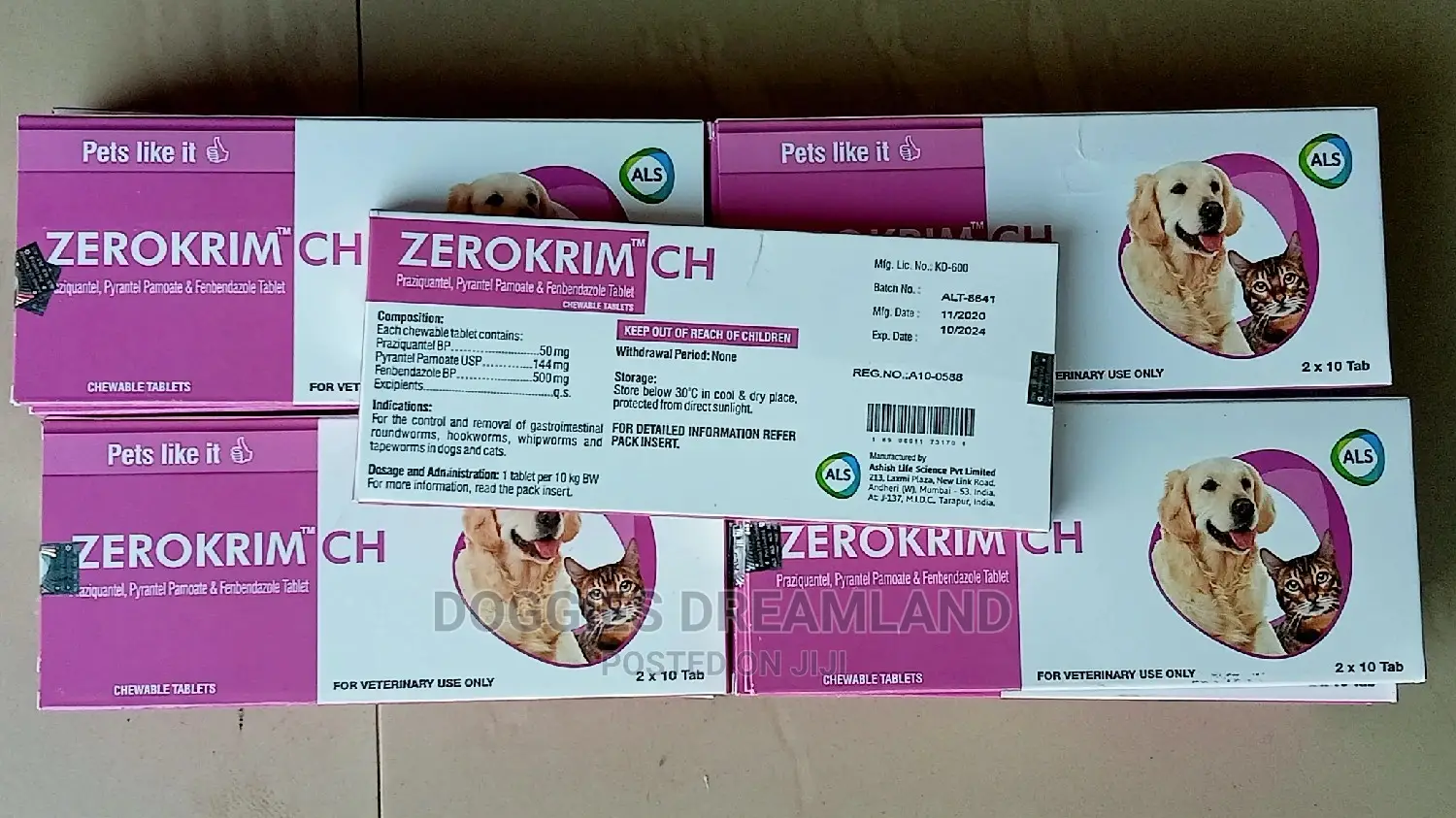 Zerokrimch Dog Dewormer