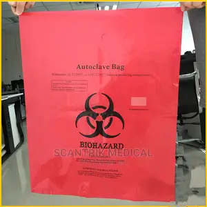 Disposable Waterproof Biohazard Garbage Bags