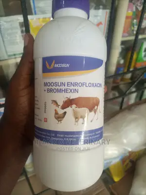 Moosun Enrofloxacin Plus Bromhexin Antibiotics 1l