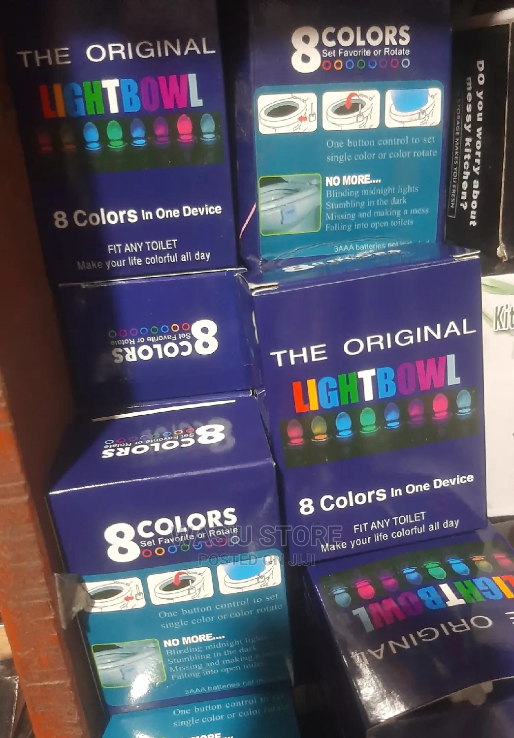 8 Color Toilet Bowl Sensor Light