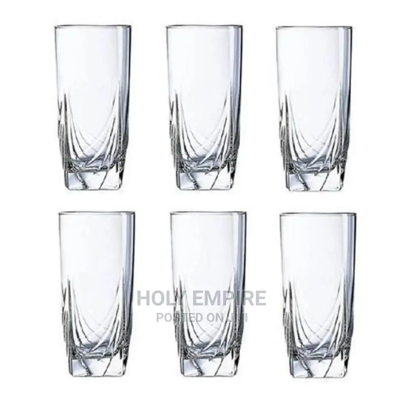 Glass Cup Set - 6 Pieces