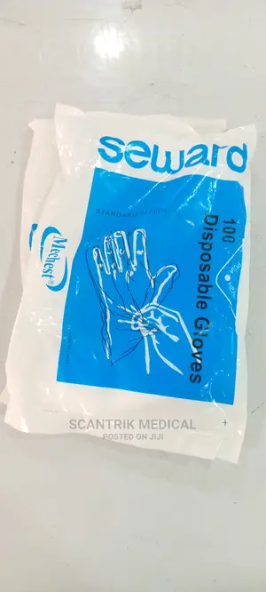 White Rubber Disposable Medical Glove