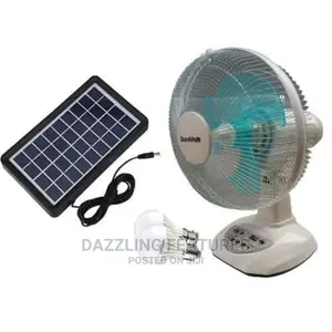 Solar Rechargeable Fan