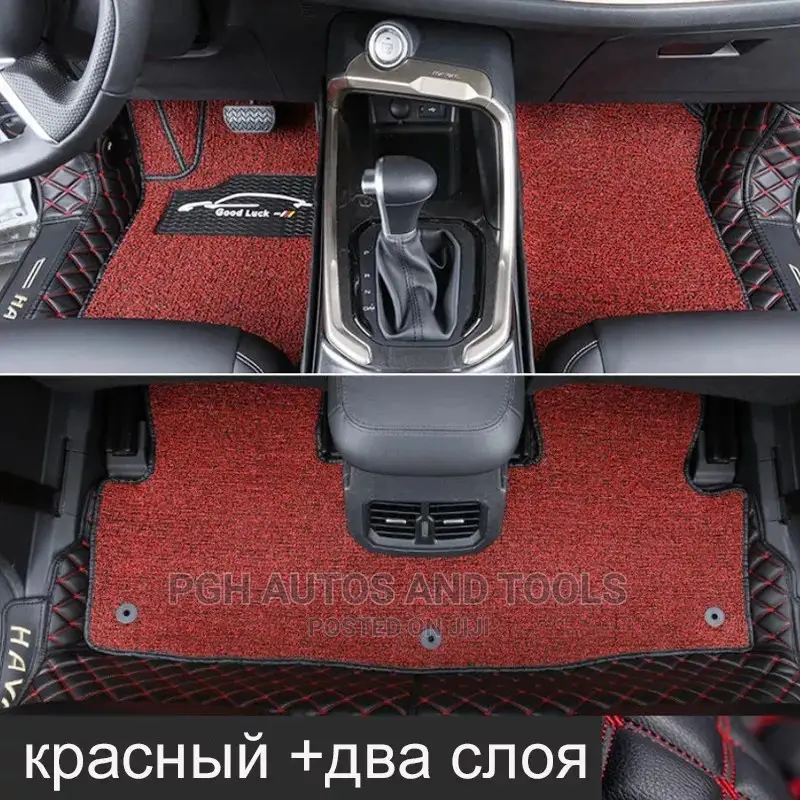 Double Layer Leather Car Mats