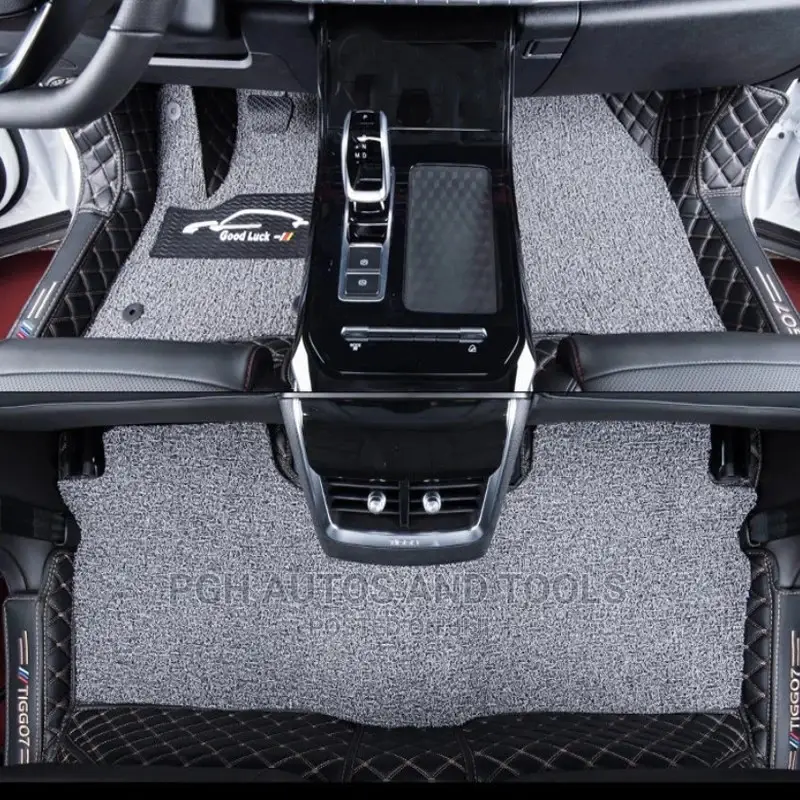 Double Layer Leather Car Mats