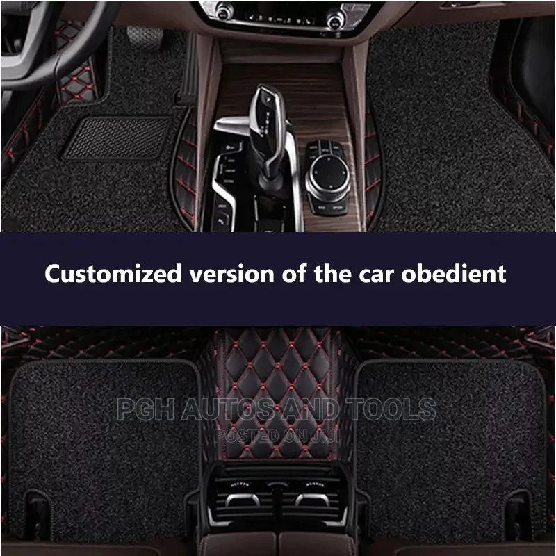 Double Layer Leather Car Mats