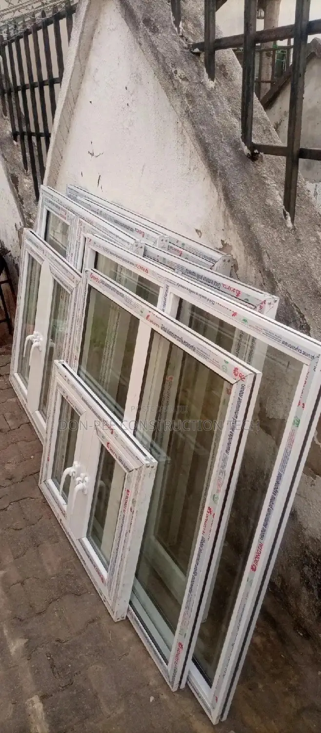 Plane White Casement Windows