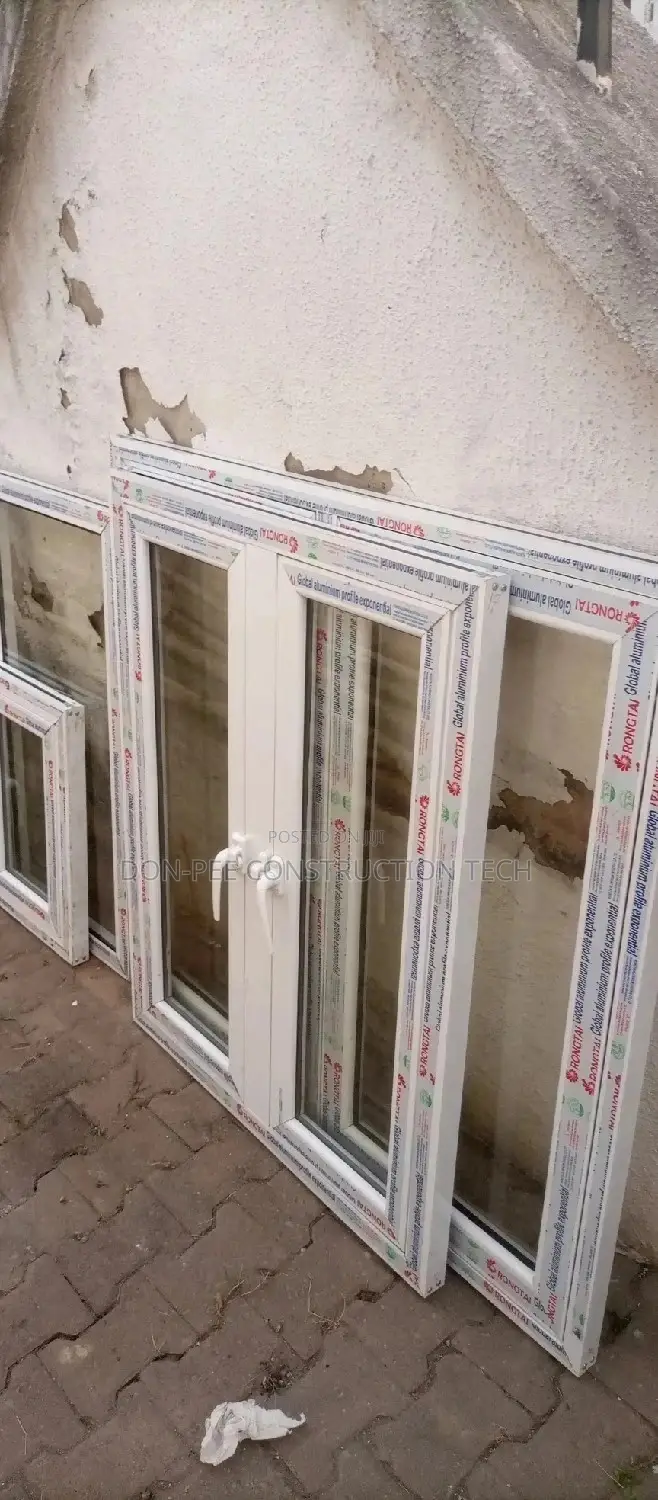 Plane White Casement Windows
