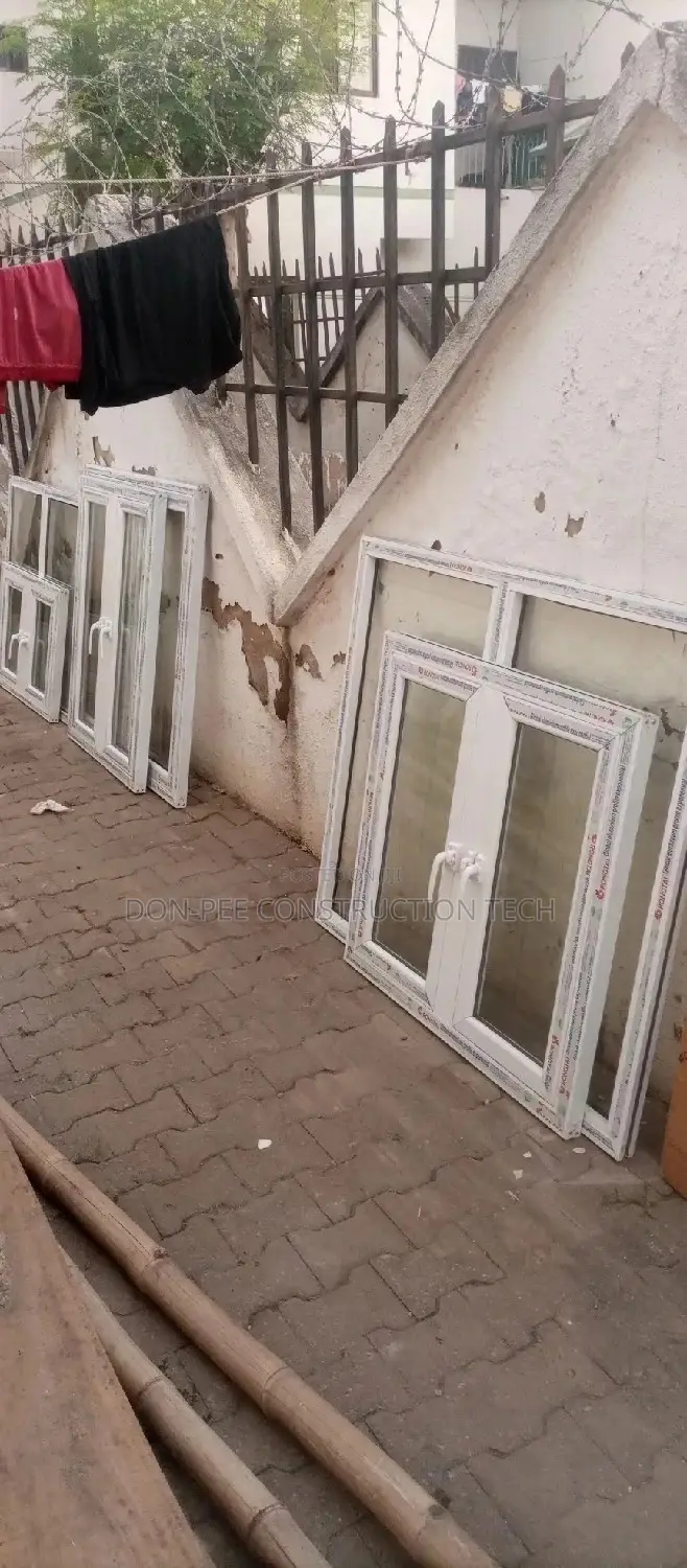Plane White Casement Windows