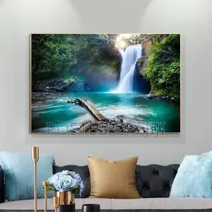 Landscape Natural Waterfall Wall Art