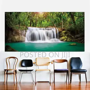 Landscape Natural Waterfall Paintings Wall Art
