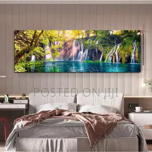 Green Tree Canvas Painting Posters and Prints