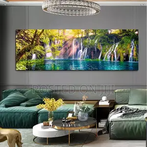 Green Tree Canvas Painting Posters and Prints