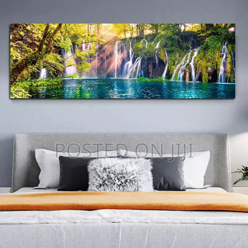 Green Tree Canvas Painting Posters and Prints