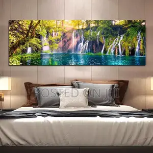 Green Tree Canvas Painting Posters and Prints