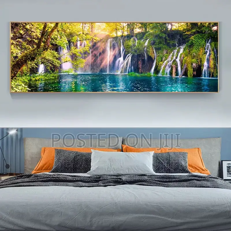 Green Tree Canvas Painting Posters and Prints