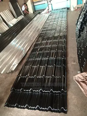 Aluminium Roofing Material, Steptiles Design(Black Colour)