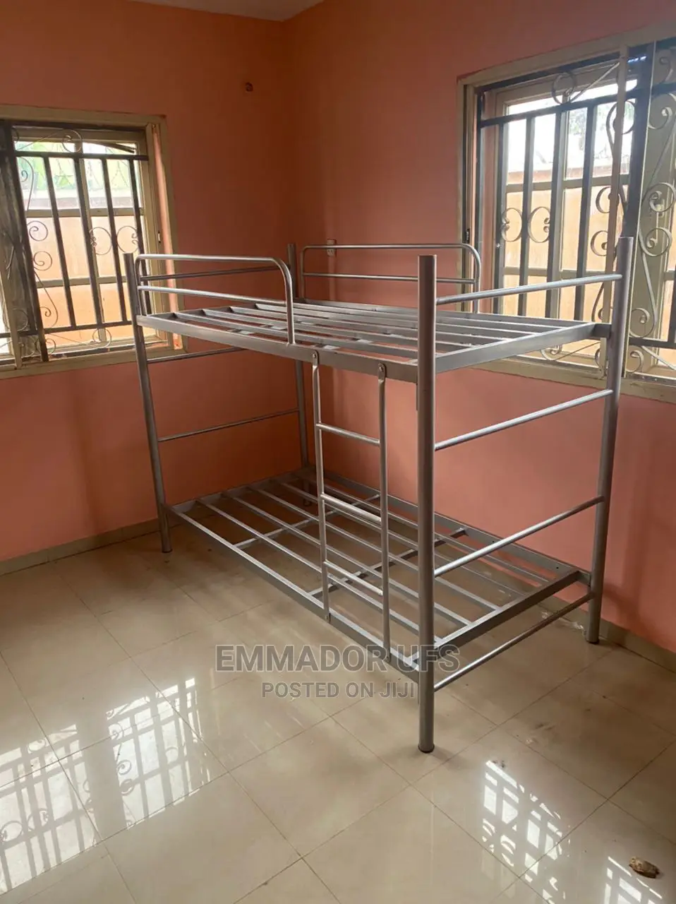 Hostel Metal Bunk Bed Silver