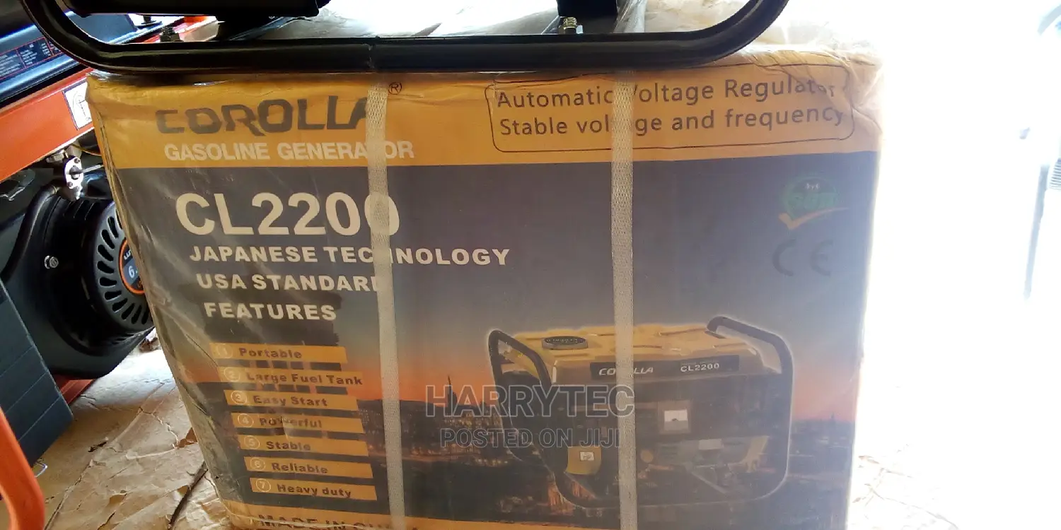 Corolla Generator 1:5kva Manual With 1year Warranty