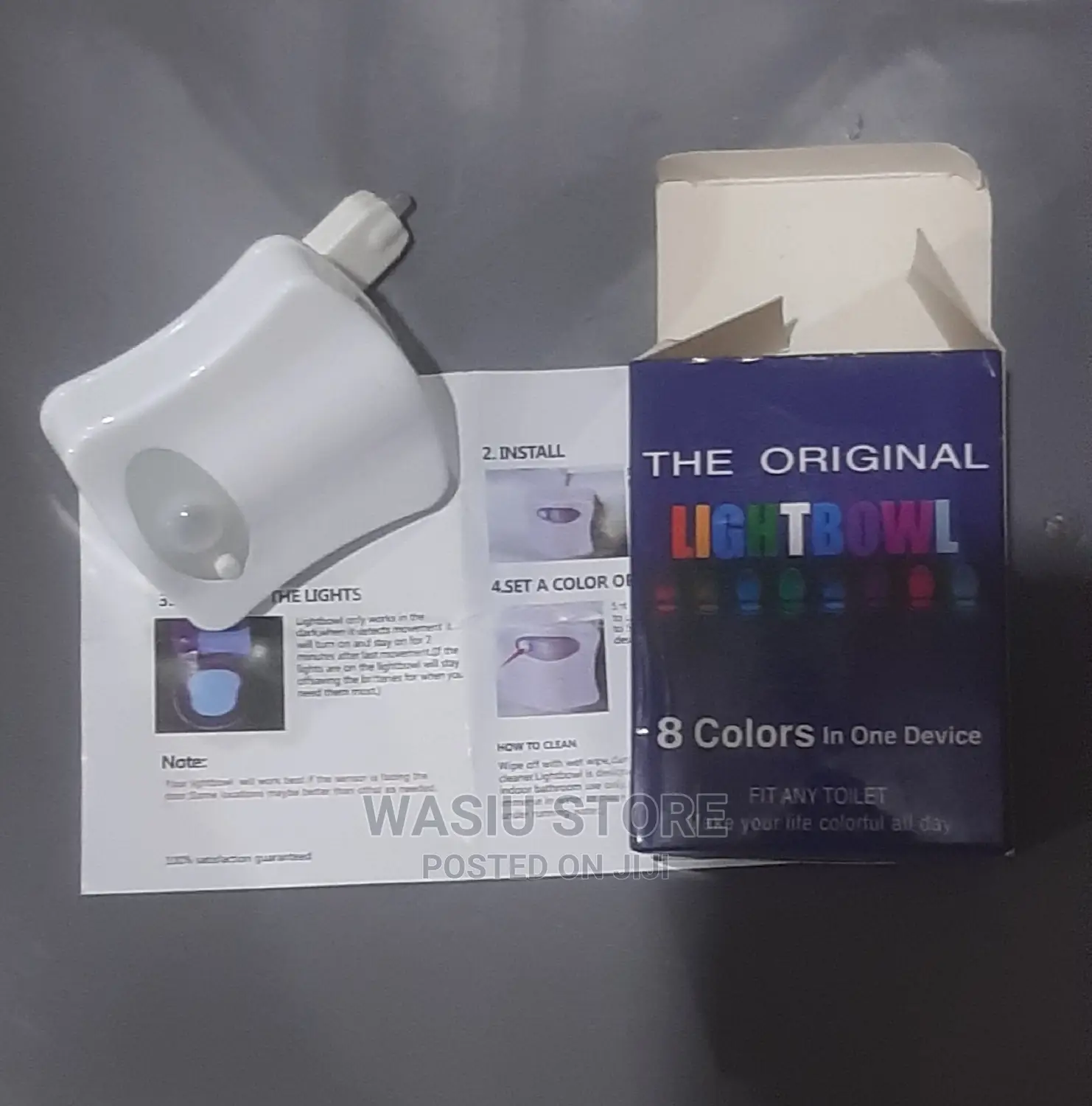 8 Color Toilet Bowl Sensor Light