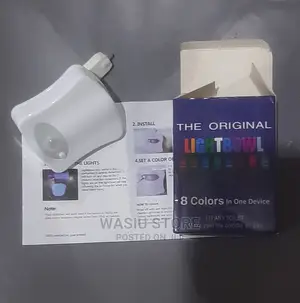 8 Color Toilet Bowl Sensor Light