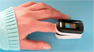 Black Finger Pulse Oximeter