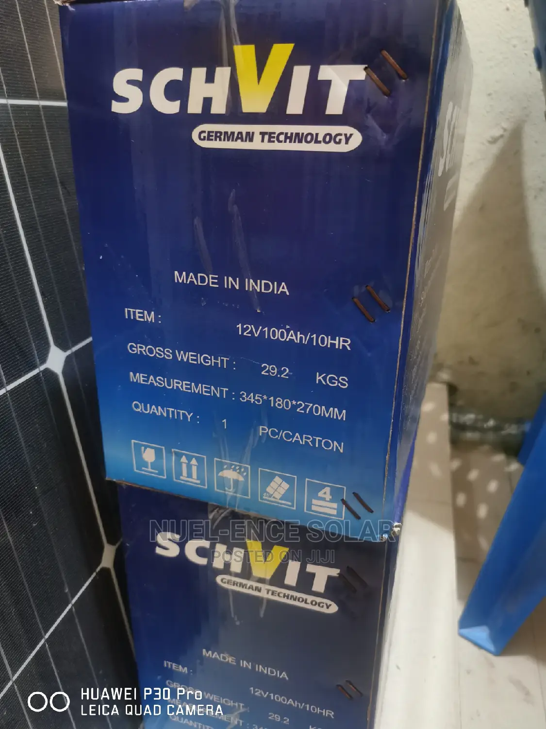 12v 100ah Schvit German Battery