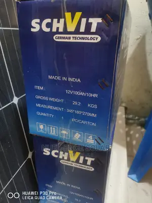 12v 100ah Schvit German Battery