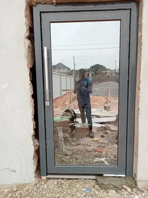 Aluminium Gray Swing Door