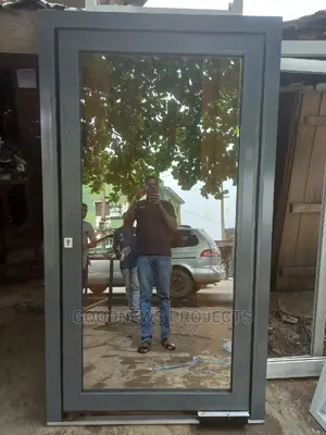 Aluminium Gray Swing Door